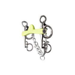 Morso pelham Metalab Flexi Soft mezzaluna con aste corte Verde