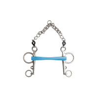 Morso pelham Metalab Flexi diritto con aste lunghe Blu