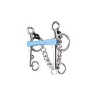 Morso pelham Metalab Flexi diritto con aste lunghe Blu