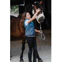 Gilet senza maniche Equithème Lina bambino Turchese Blu