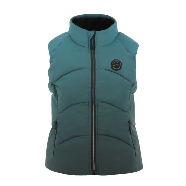 Gilet senza maniche Equithème Lina bambino Turchese Blu