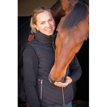 Giubbotto senza maniche Longueil Paddock Sports Nero