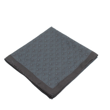 Foulard Pénélope Mya Nero / blu petrolio