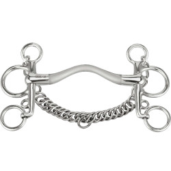 Mors pelham Sprenger Satinox passaggio per la lingua