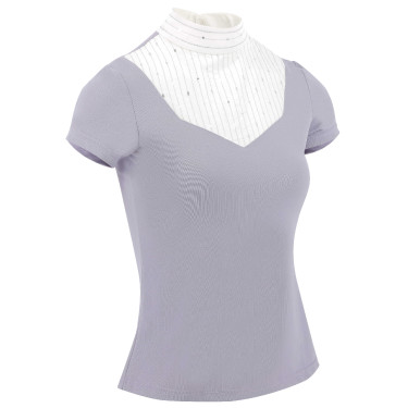 Polo Equithème Lerma maniche corte Viola