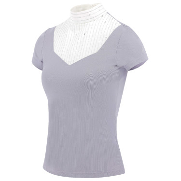 Polo Equithème Lerma maniche corte Viola