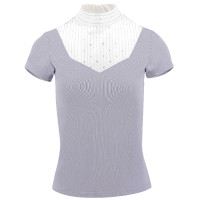 Polo Equithème Lerma maniche corte Viola