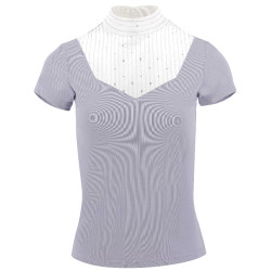 Polo Equithème Lerma maniche corte Viola