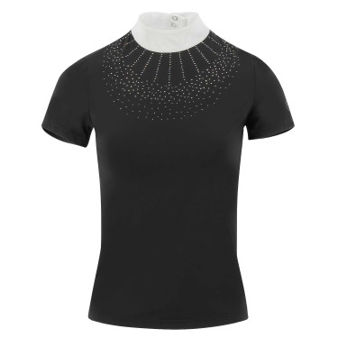 Polo Equithème London maniche corte Nero