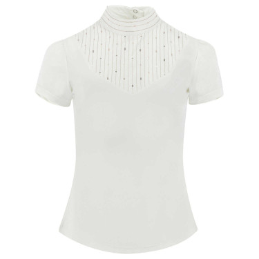 Polo Equithème Vilamoura maniche corte Bianco