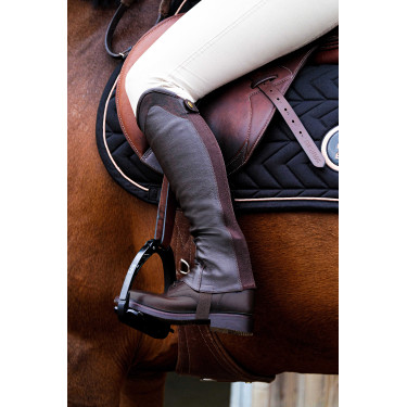 Mini-chaps Equithème Sparkly Marrone