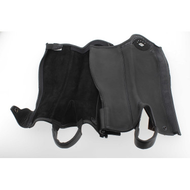 Mini-chaps Pénélope Prisca in cuoio Nero Mini-chaps Pénélope Prisca in cuoio Nero