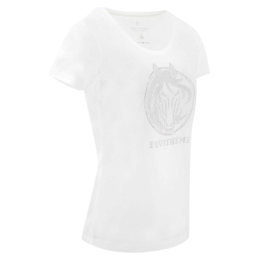 T-shirt Equithème Magali Bianco