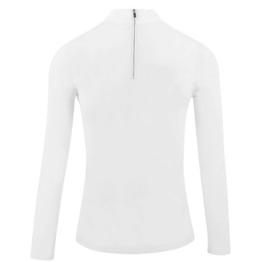 Polo Equithème Cabourg lange mouwen Bianco Polo Equithème Cabourg lange mouwen Bianco