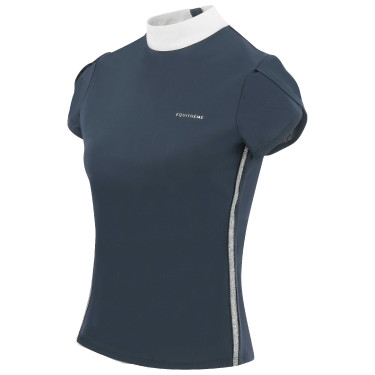 Polo Equithème Ocala maniche corte Blu navy