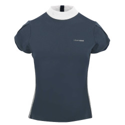 Polo Equithème Ocala maniche corte Blu navy