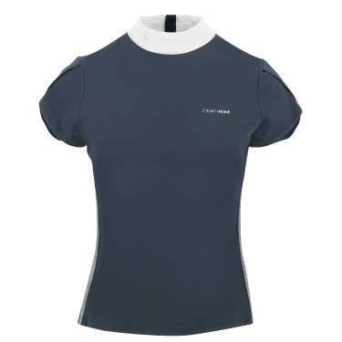 Polo Equithème Ocala maniche corte Blu navy