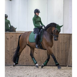 Sottosella LeMieux Loire Classic Dressage Square Verde cacciatore