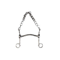 Morso da briglia Metalab con imboccatura cava