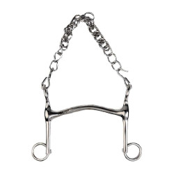 Morso da briglia Metalab con imboccatura cava