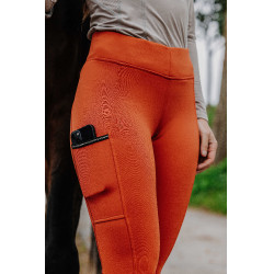 Pull-on Equithème Brigitte fondo in silicone Arancione