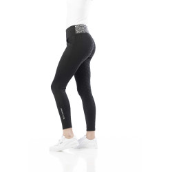 Pantaloni Equithème Tatiana con fondo in silicone Nero