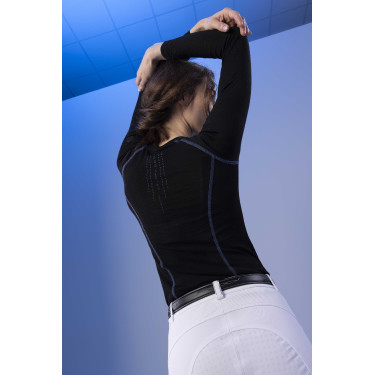 Maglietta Pro Series Rassembler a maniche lunghe Nero