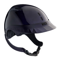 Casco da equitazione NACA Gravity XP carbonio Nero carbone lucido / oro rosa