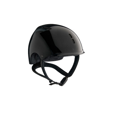 Casco da equitazione NACA Gravity S carbonio Nero carbone lucido / oro rosa