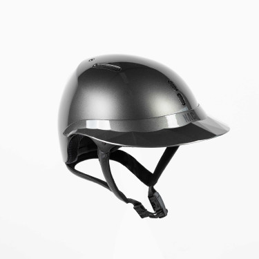 Casco da equitazione NACA Gravity S carbonio Grigio grafite / nero