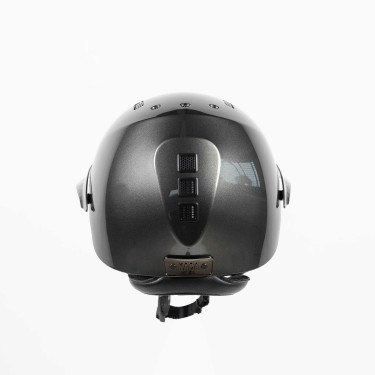 Casco da equitazione NACA Gravity S carbonio Grigio grafite / nero