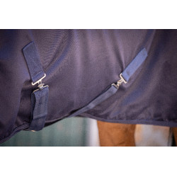 Camicia Paddock Sports Cotone Mesh Blu navy