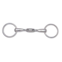 Morso da briglia Metalab doppio snodo 16 mm Morso da briglia Metalab doppio snodo 16 mm