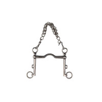 Morso da briglia Metalab con passaggio per la lingua