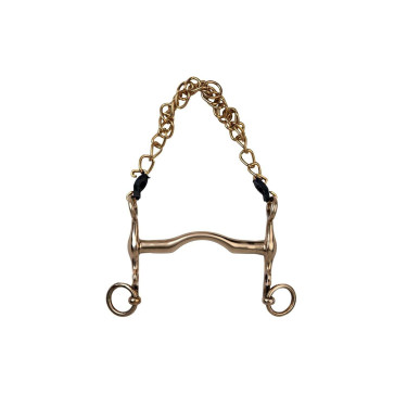 Mors da briglia Metalab cyprium con aste corte