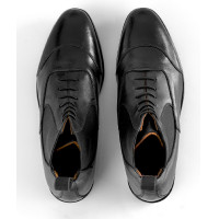 Stivali Ego7 Gemini con lacci frontali Nero