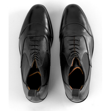 Stivali Ego7 Gemini con lacci frontali Nero