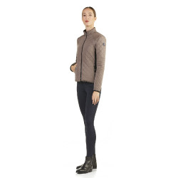 Giacca corta trapuntata Ego7 Atena donna Tortora Marrone