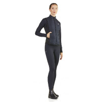 Gilet senza maniche trapuntato Ego7 Dea donna con pannelli laterali stretch Marina Blu marino
