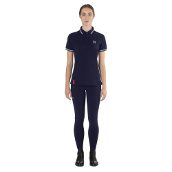 Polo Ego7 AIR da donna a maniche corte Marina Blu marino