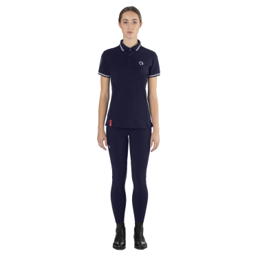 Polo Ego7 AIR da donna a maniche corte Marina Blu marino