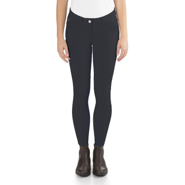 Pantaloni da equitazione Ego7 Jumping VB donna Nero