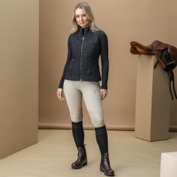 Gilet senza maniche imbottito Horseware AA Neve Monogram donna Nero Gilet senza maniche imbottito Horseware AA Neve Monogram donna Nero