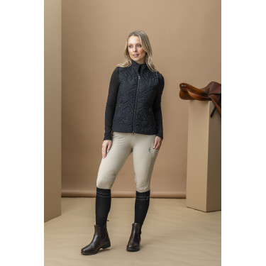 Gilet senza maniche imbottito Horseware AA Neve Monogram donna Nero Gilet senza maniche imbottito Horseware AA Neve Monogram donna Nero