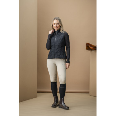 Gilet senza maniche imbottito Horseware AA Neve Monogram donna Nero Gilet senza maniche imbottito Horseware AA Neve Monogram donna Nero