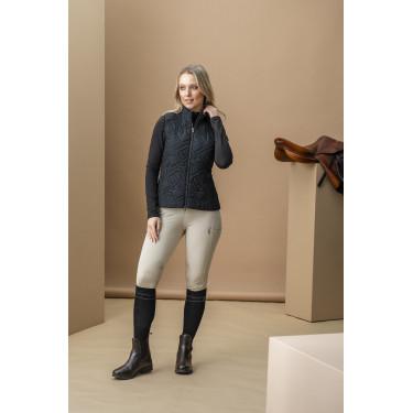 Gilet senza maniche imbottito Horseware AA Neve Monogram donna Nero Gilet senza maniche imbottito Horseware AA Neve Monogram donna Nero