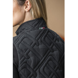 Gilet senza maniche imbottito Horseware AA Neve Monogram donna Nero Gilet senza maniche imbottito Horseware AA Neve Monogram donna Nero