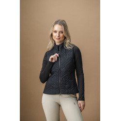 Gilet senza maniche imbottito Horseware AA Neve Monogram donna Nero Gilet senza maniche imbottito Horseware AA Neve Monogram donna Nero