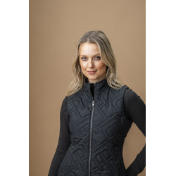 Gilet senza maniche imbottito Horseware AA Neve Monogram donna Nero Gilet senza maniche imbottito Horseware AA Neve Monogram donna Nero