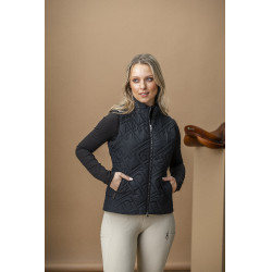 Gilet senza maniche imbottito Horseware AA Neve Monogram donna Nero Gilet senza maniche imbottito Horseware AA Neve Monogram donna Nero